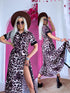 LEOPARDA raksta kleita "BLACK FERARRI"